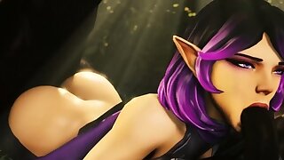 3D Bevy of Games Delicious Sluts Fuck in Threesome